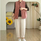 Plush Women's Corduroy Vest - Relaxed Sleeveless, Velvet