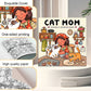 Book Coloring 24-Page Cat Family Life Scenes Relaxation Easter Gift Idea For Stress Relief