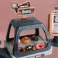 Pretend Play Coffee and Bakery Kit with Cash Register and Kitchen Accessories for Kids