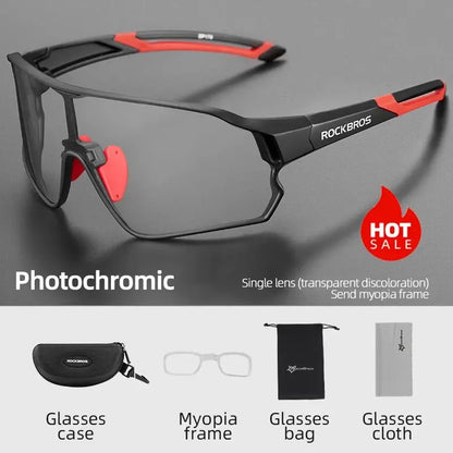 Photochromic Cycling Glasses Light MTB Road Sunglasses With UV400 Protection Summer 2026 Trend