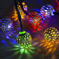 Solar2026 Edition String Lights Moroccan Ball LED Outdoor Water-Resistant 8 Modes Garden Party Christmas Decor