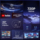 Android2026 Edition Projector A12 Mini 4K Ready 350 ANSI Lumens WiFi 6 Built In Speaker Back To School
