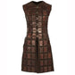 Variant image for Medieval Leather Brigandine Tunic Coat for Cosplay and LARP, Adjustable Size 80-105cm, Brown-4