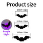 LED2025 Edition Bat Wall Stickers Green 3D Halloween Decor