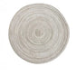 6pcs Round Woven Ramie Placemats - Anti-Slip Table Mats for Dining, Kitchen & Cafe Use