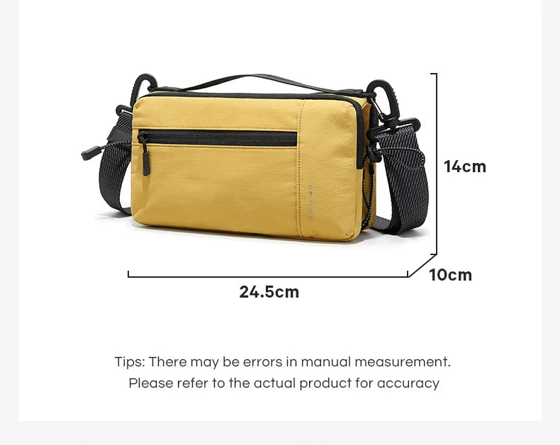 Water-Resistant Messenger Bag Light Unisex Crossbody For Regular Use Travel Essential Fall 2026 Gift