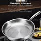 Gas and Induction Compatible Kitchen Cookware – Titanium-Coated Stainless Steel Non-Stick Wok Pan