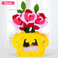 Handmade Montessori Flower Craft Kit - DIY Colorful Flowerpot Toys for Kids, Creative Early Learning Gift