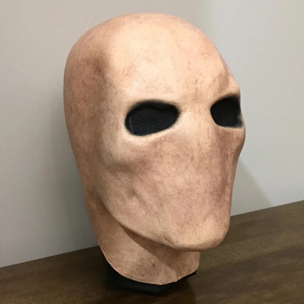 Mask Slenderman Latex Faceless Horror Halloween Costume