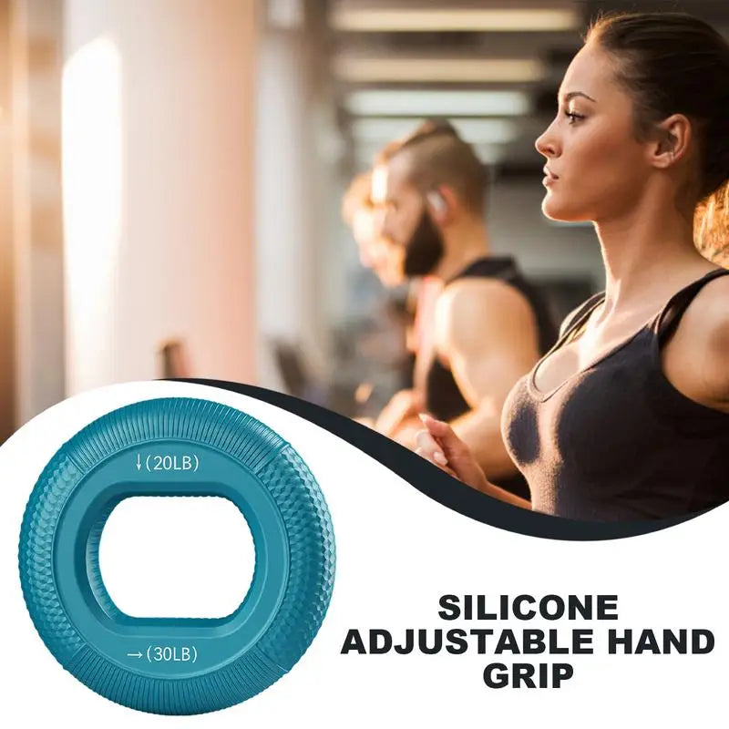 Silicone Hand Grip Strengthener Rings - Flexible Fitness Equipment for Muscle Training