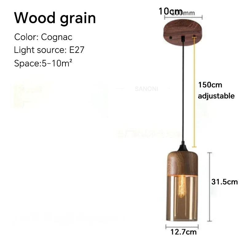 Pendant2026 Edition Light Glass Chandelier E27 For Dining Room Cafe Hotel Living Room Kitchen Island Contemporary Farmhouse Fall