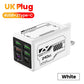 USB2026 Edition C Charger 6-Port Fast Charge, 4 USB A 2 Type-C PD3.0, EU UK US Plug, Back to School