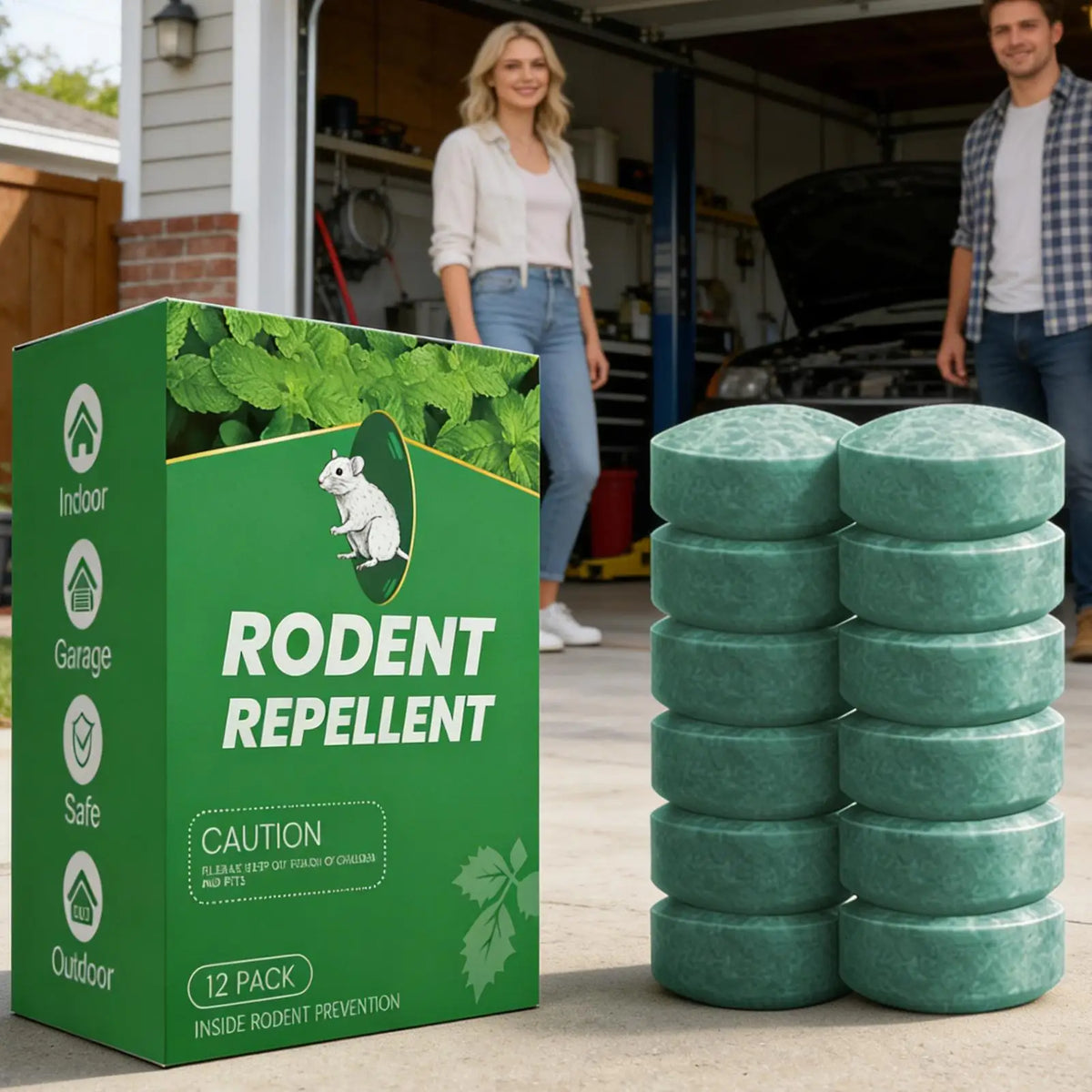 Rodent2026 Edition Repellent Balls Peppermint Oil Organic Rodent Deterrent 12 Pack Household And Pet Safety Fall