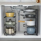 Flexible Pot Rack Stainless Steel Multi Layer Organizer