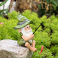 Gnome Garden Fishing Statue Resin Outdoor Ornament Saint Patrick's Day Garden Decor 2026 Whimsical Outdoor Gift Idea
