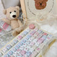 Keycaps PBT Cat Keycap Kit Alice Layout 2.25U 2.75U Pastel Mechanical Keyboard TikTok Viral Fall 2025 Cute Desk Gift