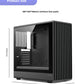 Case PC Glass Side ATX M ATX ITX Support 360mm Radiator