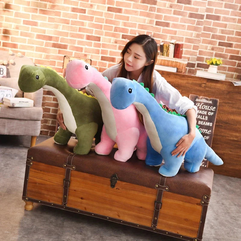 Giant Plush Diplodocus Dinosaur Pillow 150cm Cute Stuffed Toy for Kids Great Birthday Gift!