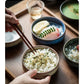 Bowl Rice 4.5 Inch Ceramic Japanese Bowl Fall 2025 Gift