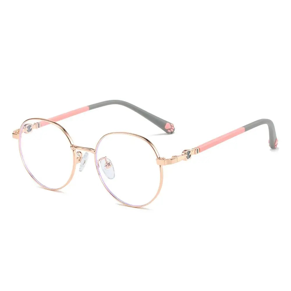 Anti Blue Light Glasses For Kids Timeless Metal Frame Eyewear Back To School 2026 Eye Protection