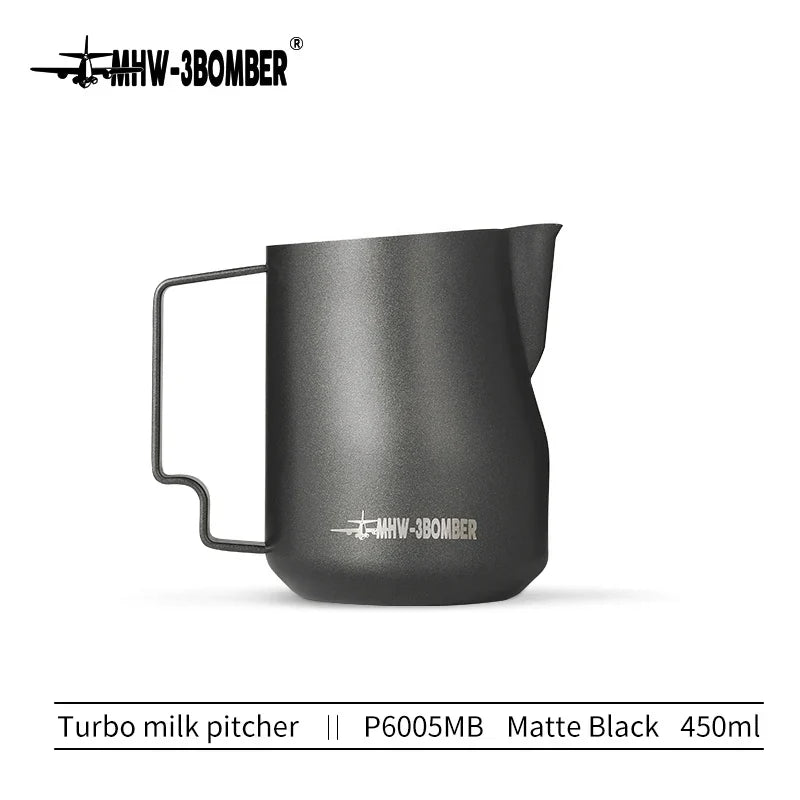 Milk Frothing Pitcher Kit 350ml 450ml Stainless Steel Barista Steaming Pitchers Fall 2025 Creamy Microfoam