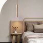 LED Japandi Pendant Lamp Wood Tube Japan Style Bedroom Light