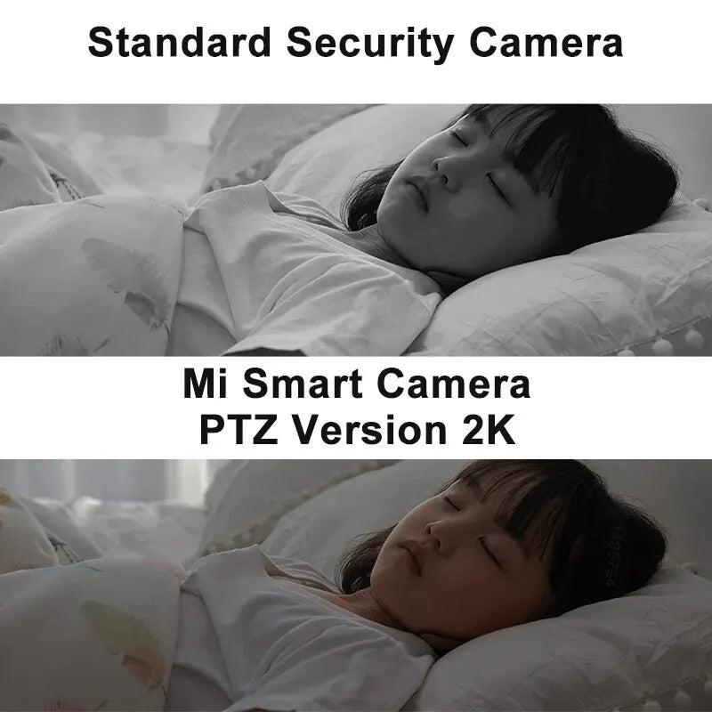 Smart2025 Edition Household Security Camera 360 Degree PTZ 2K 1296P AI Human Detection Night Vision Remote View