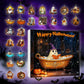 Countdown Halloween Calendar 24 Acrylic Ghosts Decor