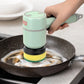 Cordless Motor-Driven Cleaning Brush USB Battery-Powered Scrubber for Kitchen and Bathroom Cleaning, 3 Speed Pro-Grade Device