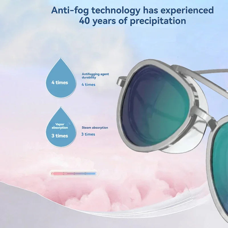Full View Retro Frame Unisex Pool Swim Eyewear 2026 – Wide Angle Anti-Fog Swimming Goggles