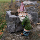 Gnome Garden Statue Urinating Outdoor Decor Christmas Holiday Garden Ornament Whimsical Gift Idea