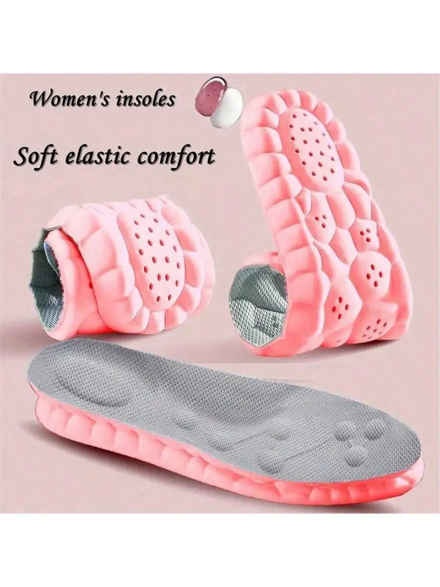 Insoles2025 Edition Women Cloud Ultrasoft Breathable Deodorizing Shock Absorbing Non Slip For Running And Standing Comfort Fall