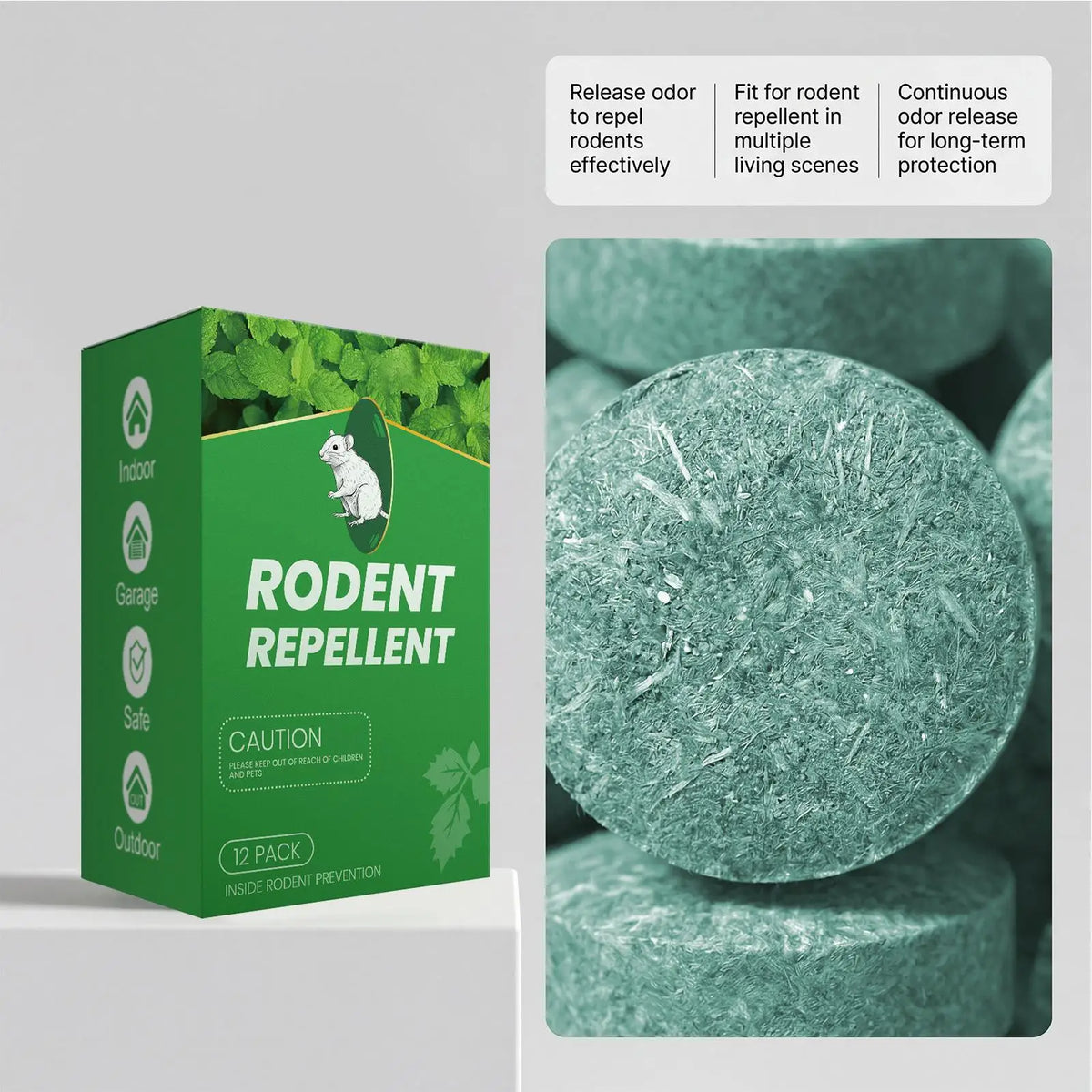 Rodent2026 Edition Repellent Balls Peppermint Oil Organic Rodent Deterrent 12 Pack Household And Pet Safety Fall