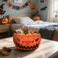 Candy Halloween Bowl Motion Sensor Prank With LED Eyes And Skeleton Hand, Halloween 2025 Party Centerpiece