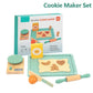 Wooden Kids Coffee & Cookie Maker Toy Kit - Educational Pretend Play Kitchen Gift for Boys & Girls