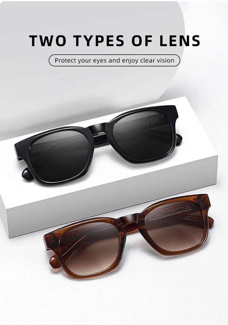 UV400 gradient lenses, vintage style, travel and beach – Retro square unisex sunglasses
