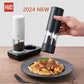Motor-Driven Pepper Grinder Kit With LED Light, 2Pc Salt And Spice Mill, 6 Grind Modes, Holiday 2025 Gift