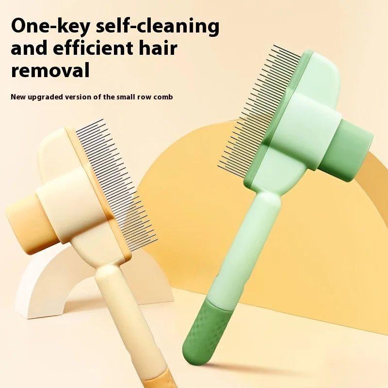 Dog Hair Remover Brush for Long Hair Pets - Grooming and Maintenance Comb for Dogs and Cats, Bath Brush for Simple Hair Cleaning