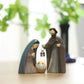 Scene Nativity Lanterns Resin Holy Family Figurines Luminous Christmas 2025 Prayerful Display