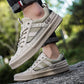 Sturdy men's outdoor sneakers - anti-slip wear-resistant fabric upper, for hiking and casual everyday