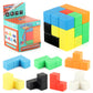 Magnetic Removable Cube Building Blocks - Educational Fidget Puzzle Toy for Kids, Fun Gift for Early Learning