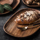 Wooden 5Pcs Storage Tray - Acacia Wood Irregular Oval Tableware, Solid Food Container