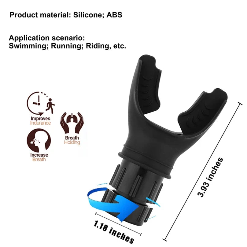 Flexible Breathing Trainer - Fitness Equipment for Lung Capacity Improvement & Endurance