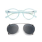 Clip2026 Edition On Sunglasses Retro Round Frames Anti Blue Light Polarizing Clip Ons Summer