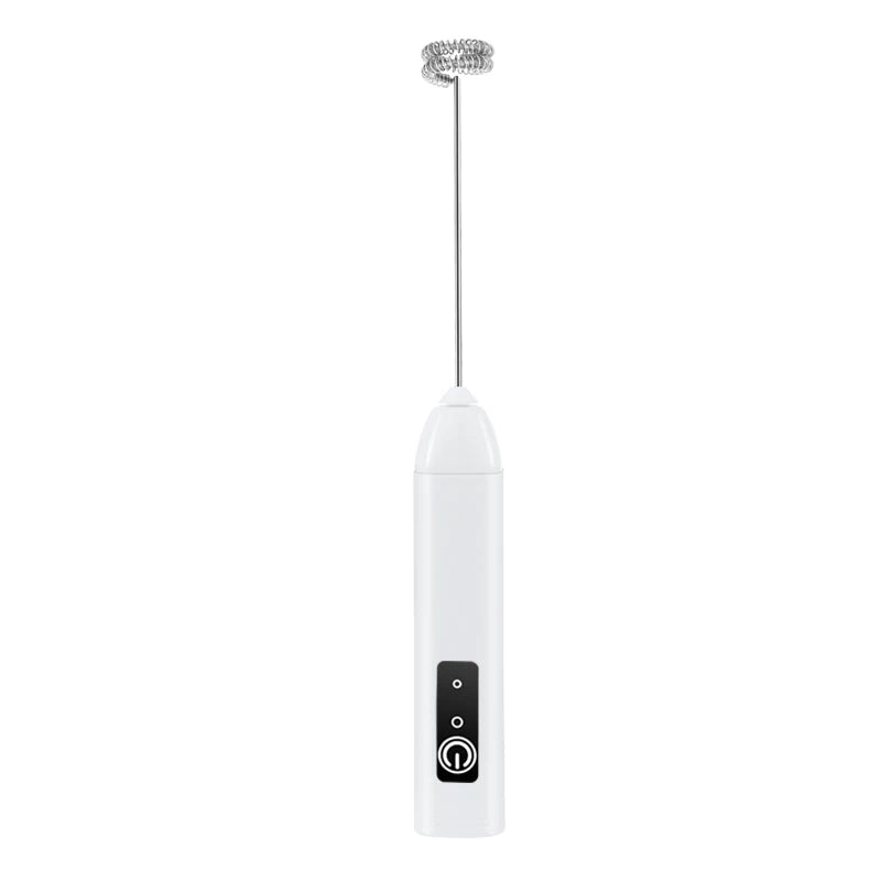 Hand-Held Foam Maker Egg Beater Coffee Drink Wand 2026 – USB Battery-Powered Motor-Driven Milk Frother 3-Speed