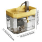 Water Cat Fountain USB Transparent Reservoir Auto Filtered Pet Drinker Fall 2025 Quiet Anti Dry Pump
