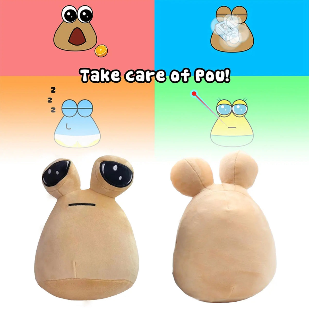 Plush Alien Plush Toy Doll - 17-22cm (7.6-8.6 inch) Cuddle Pillow for Kids, Great Birthday Gift and Nerdy Household Decor