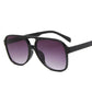 Oversized Vintage Sunglasses Women Retro Big Frame Square Glasses with Pouch Black Yellow