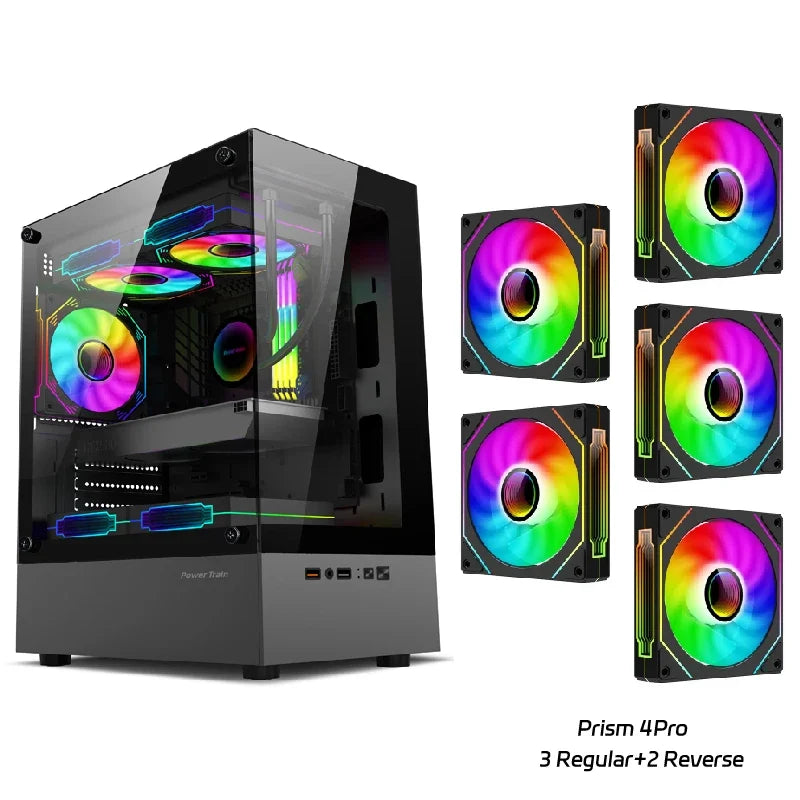 ITX Mini PC Case 240mm Water Cooling MicroATX Chassis