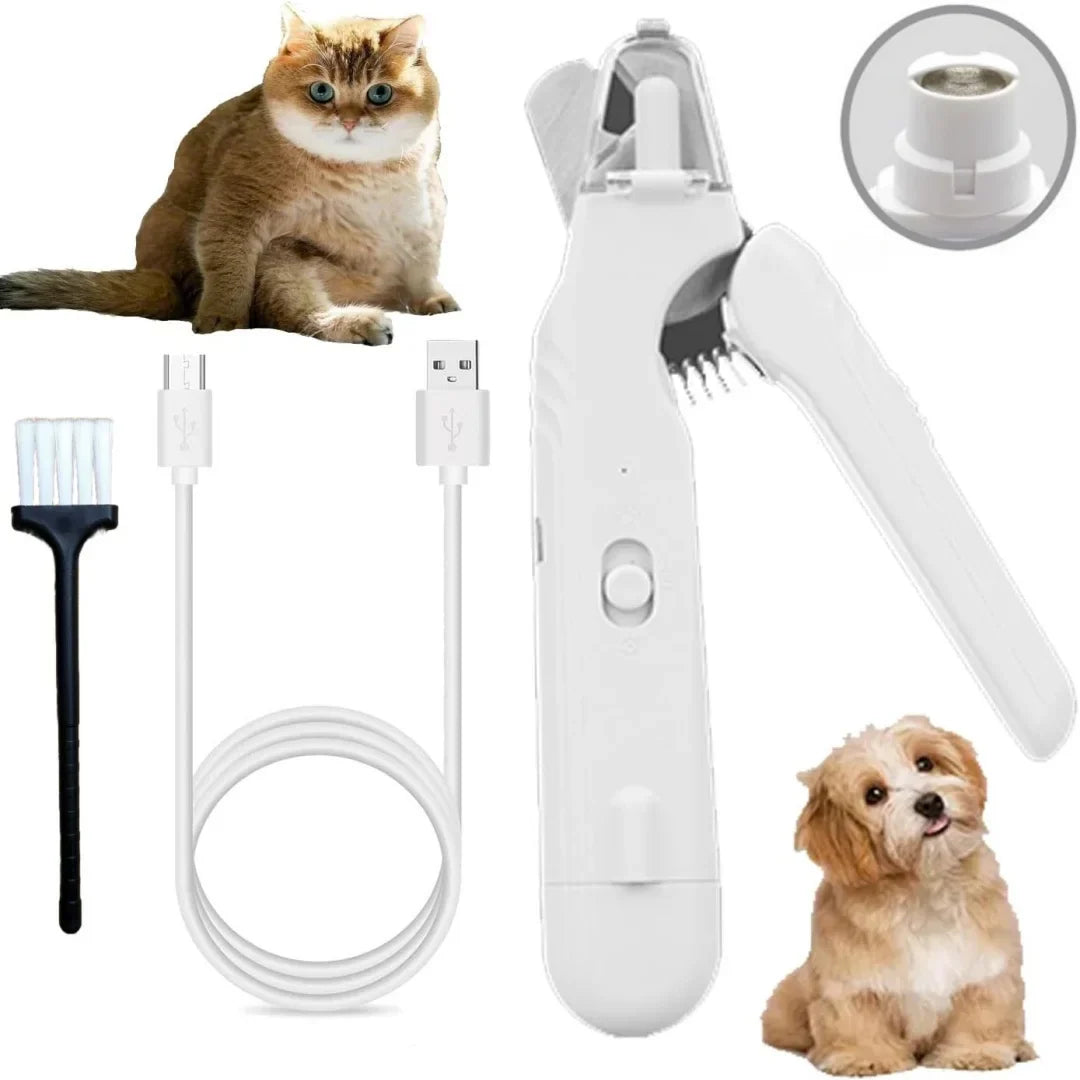 Pet2026 Edition Nail Grinder Quiet Grooming Device With 2 LED Lights Safe Cat And Dog Nail Maintenance Holiday Gifts